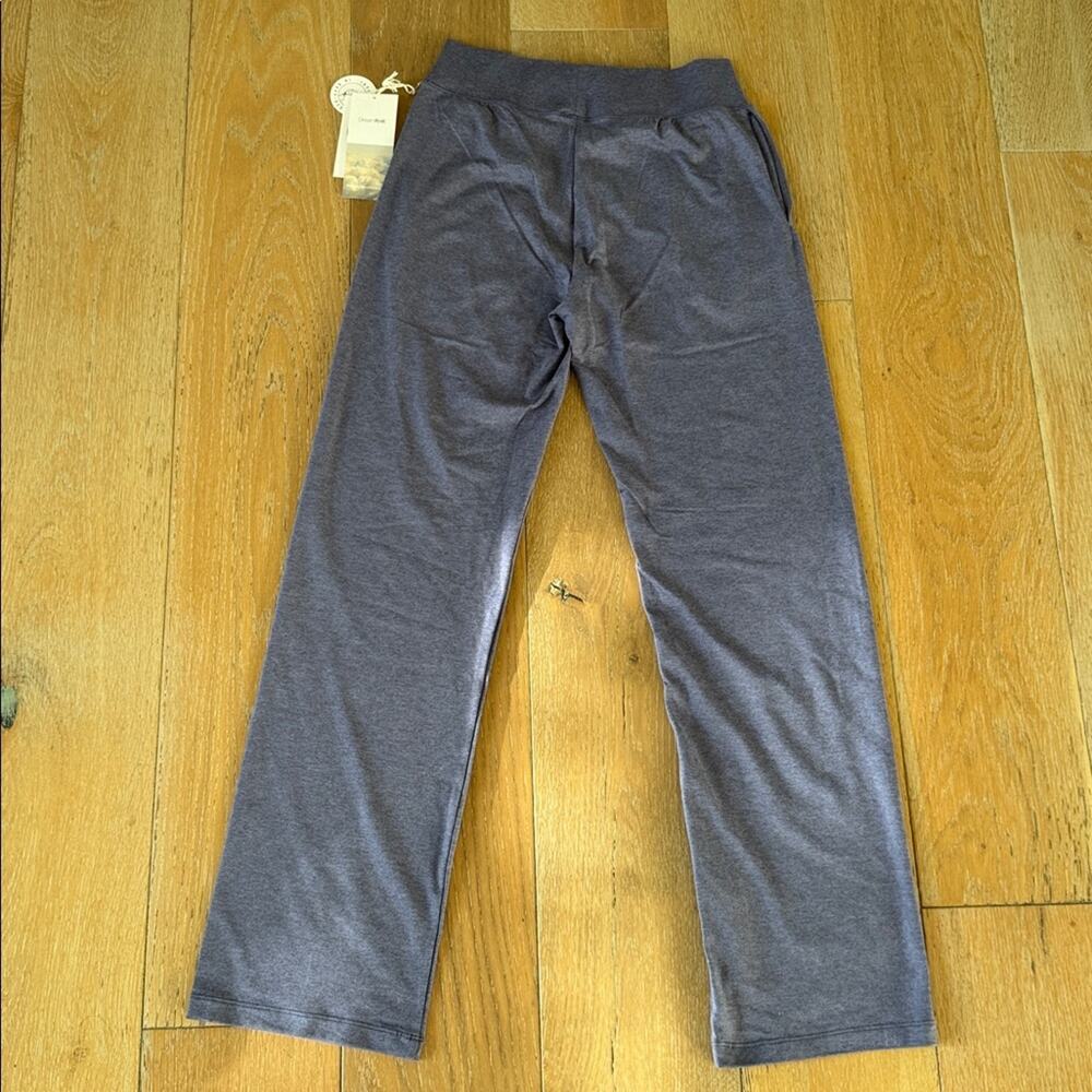 Vuori Halo Straight Leg Trouser DreamKnit Cosmic Heather Size S NWT Minimalist - Picture 9 of 10